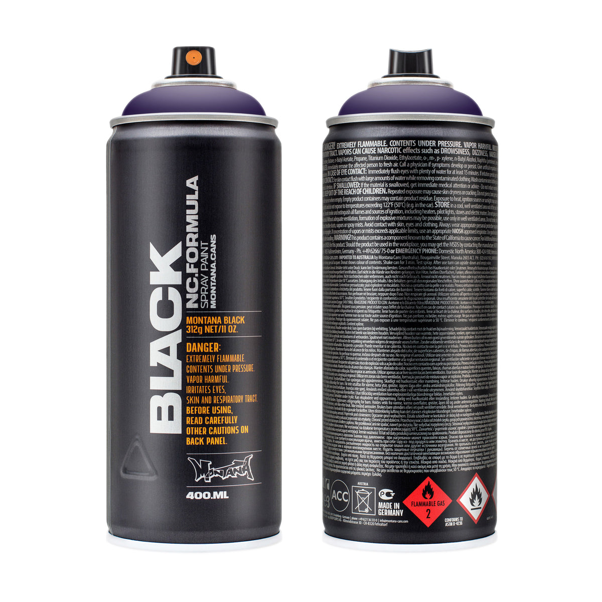 MONTANA BLACK HIGH PRESSURE SPRAY CAN UNIVERSE