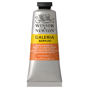 W&amp;N GALERIA ACRYLICS CADMIUM ORANGE HUE 60ml