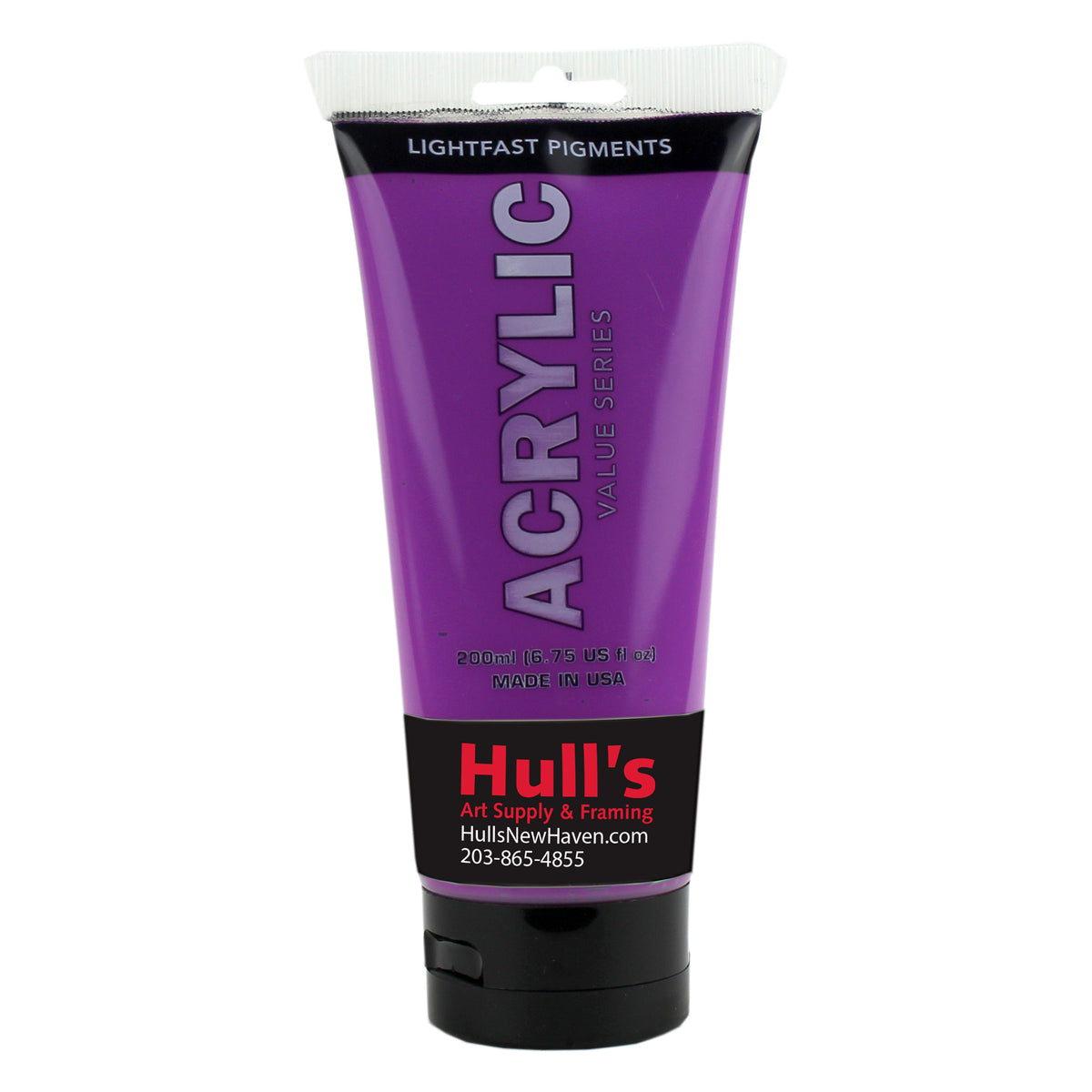 HULLS ACRYLIC 200ml TUBE NEON VIOLET