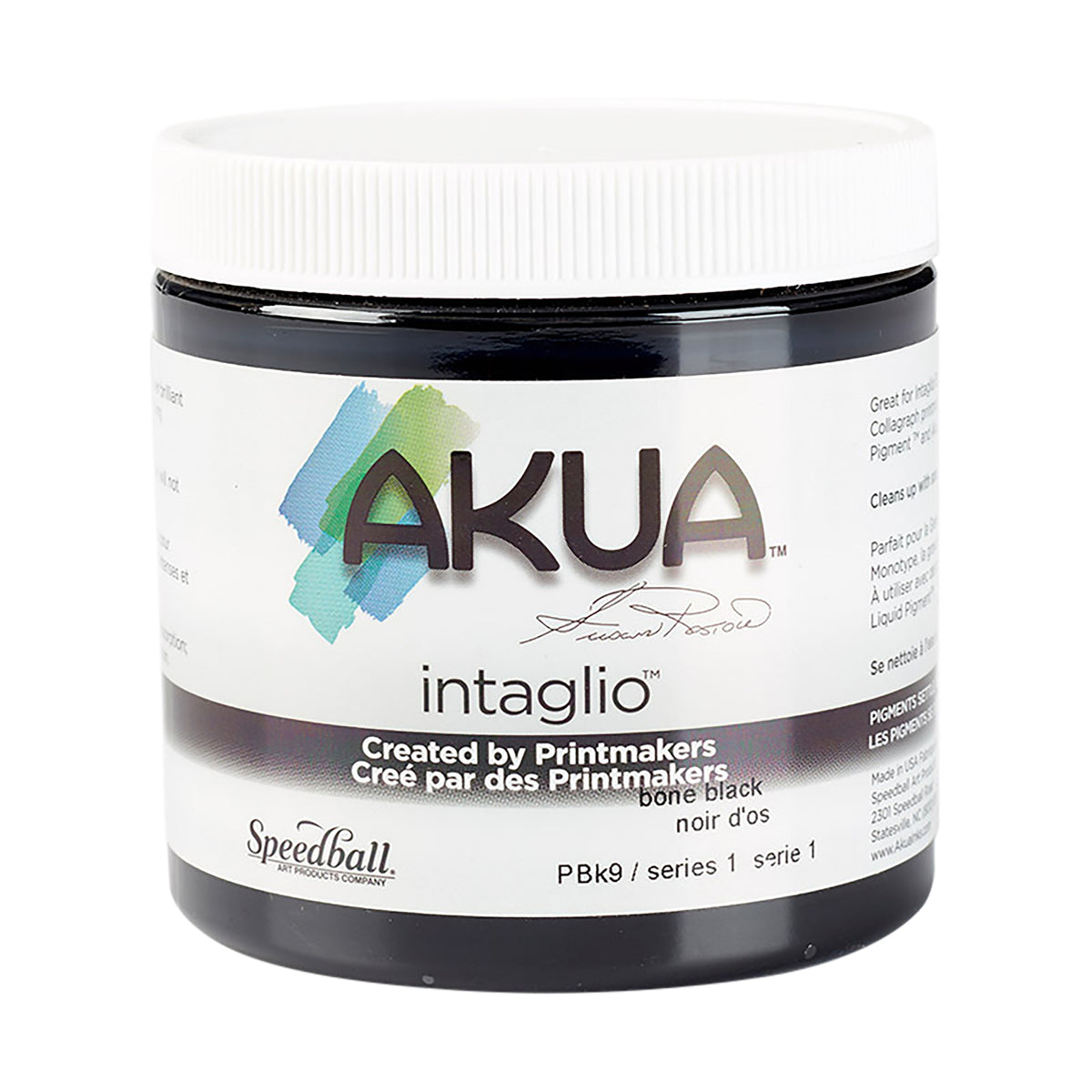 AKUA INTAGLIO INK BONE 8oz BLACK