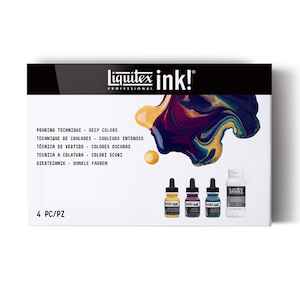 LIQUITEX INK EXPLORE DEEP COLORS SET