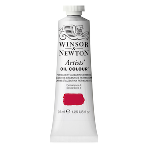 W&amp;N ARTISTS&#39; OIL COLOR PERMANENT ALIZARIN CRIMSON HUE 37ml