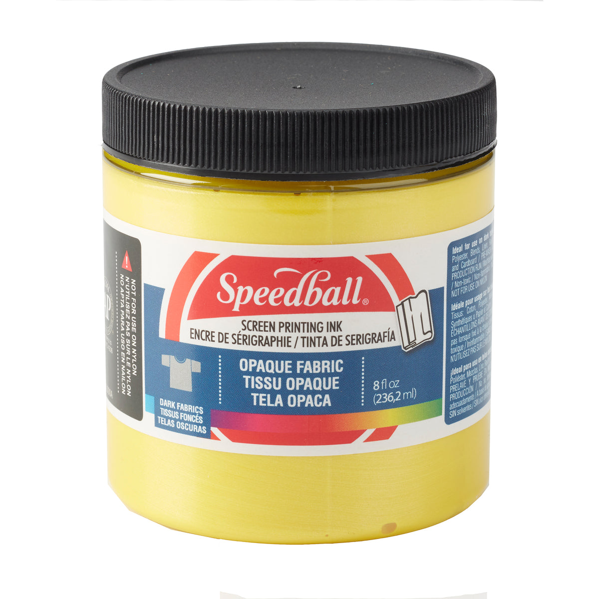 OPAQUE FABRIC SCREEN PRINTING INK 8oz CITRINE