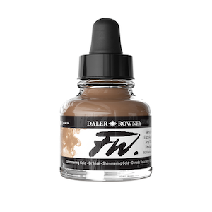 FW INK 1oz SHIMMER GOLD