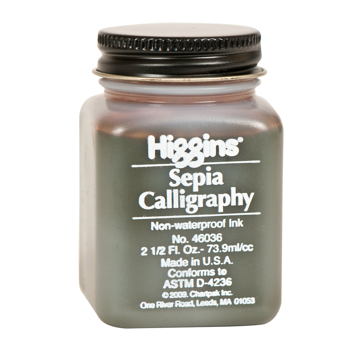 HIGGINS NON-WATERPROOF CALLIGRAPHY INK 2oz SEPIA