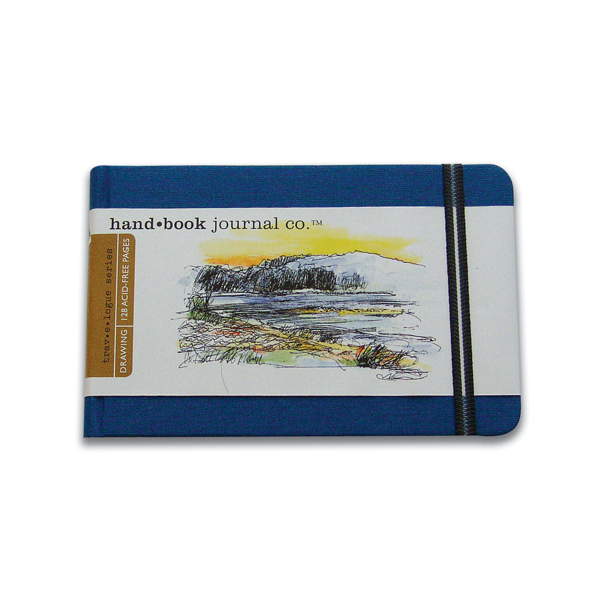 TRAVELOGUE JOURNAL LANDSCAPE 5.5X8.25 BLUE