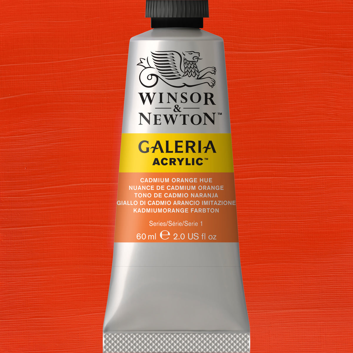 W&amp;N GALERIA ACRYLICS CADMIUM ORANGE HUE 60ml