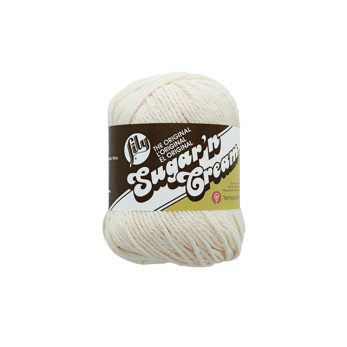 SUGAR N&#39; CREAM YARN 2.5&quot;oz SOFT ECRU