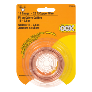 GALVANIZED WIRE COPPER 25&#39; 16-GAUGE