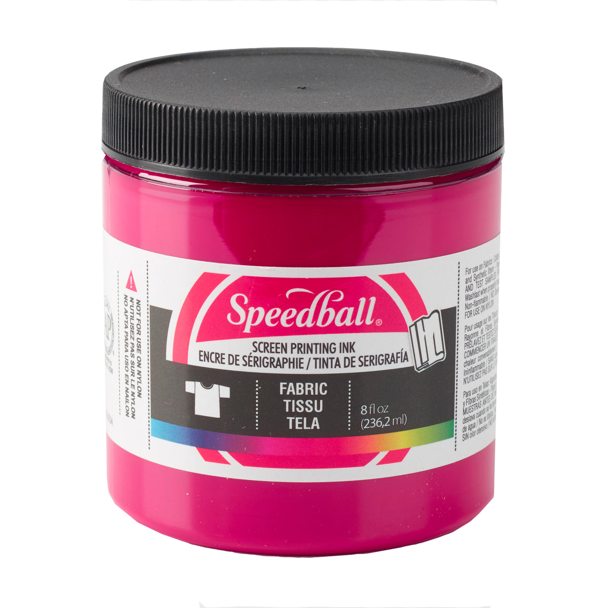 FABRIC SCREEN PRINTING INK 8oz PROCESS MAGENTA