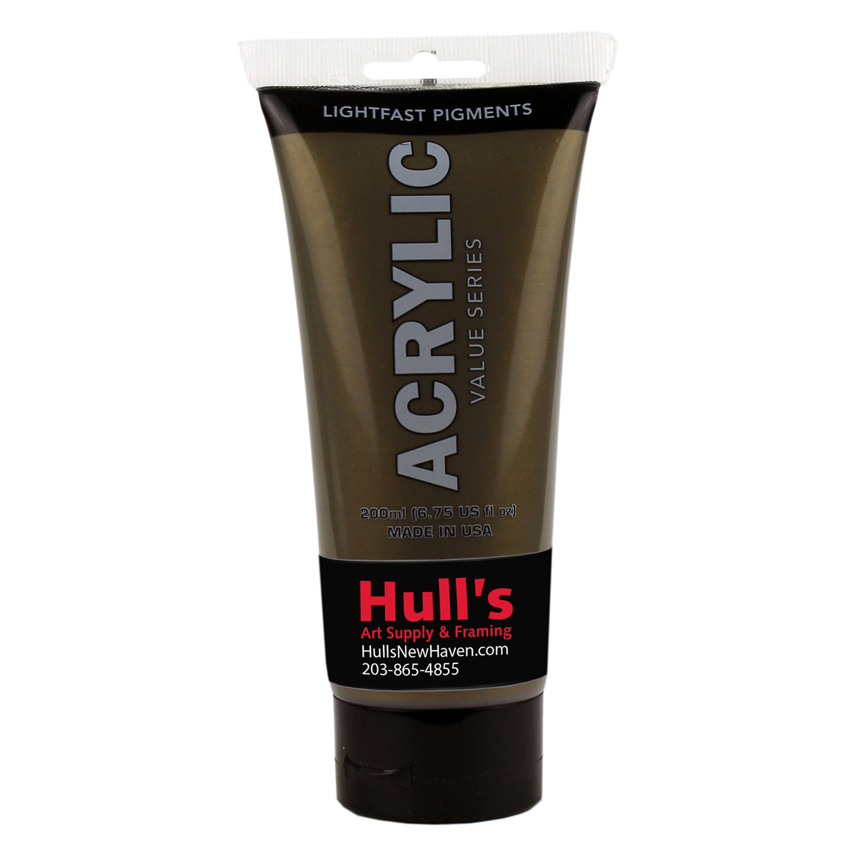 HULLS ACRYLIC 200ml TUBE BRONZE