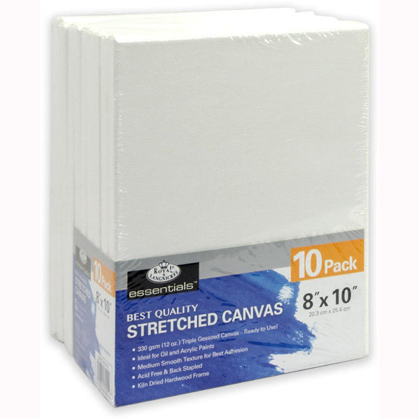 VALUE PACK/10 8X10 STRETCHED CANVAS