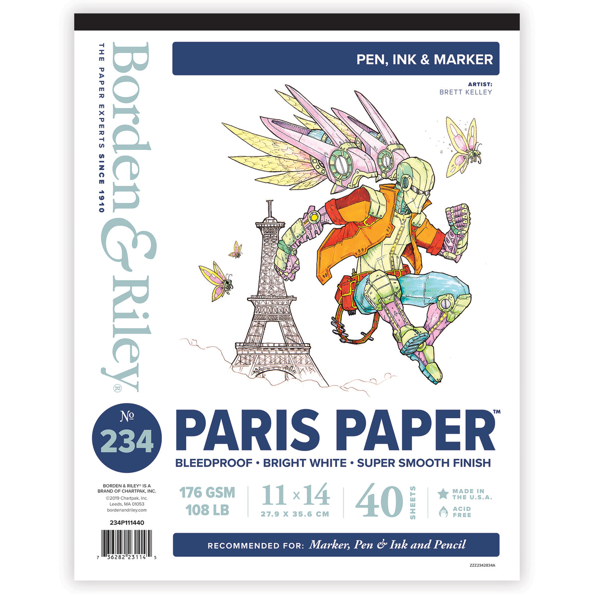 PARIS BLEEDPROOF PAD #234 11X14