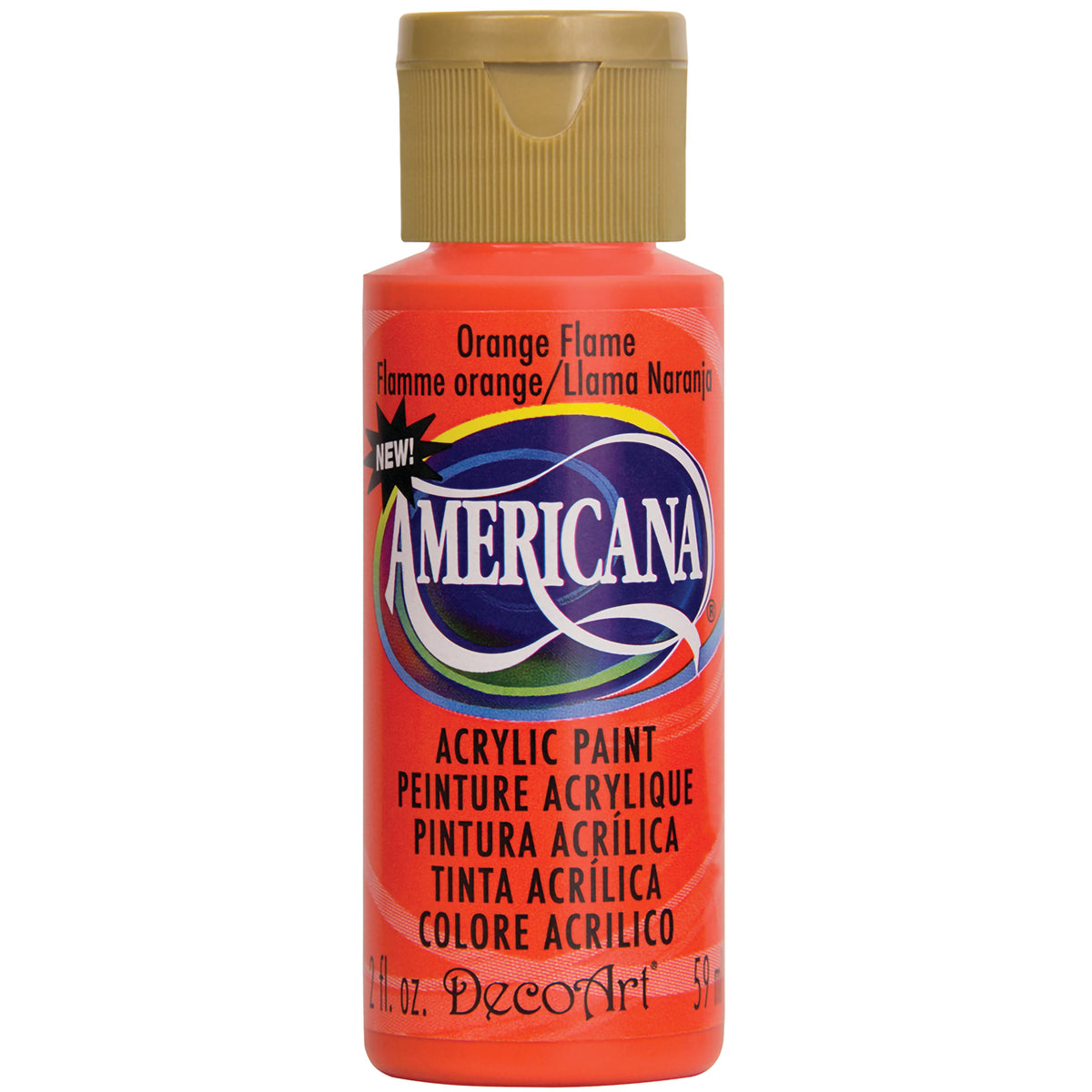 AMERICANA 2oz ORANGE FLAME