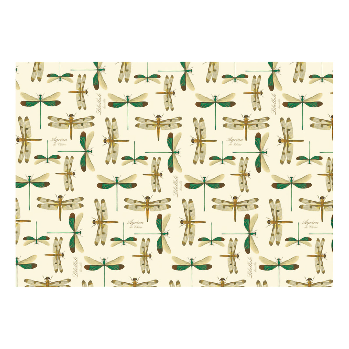 ITALIAN PAPER - DRAGONFLIES 20&#39;&#39; x 28&#39;&#39;