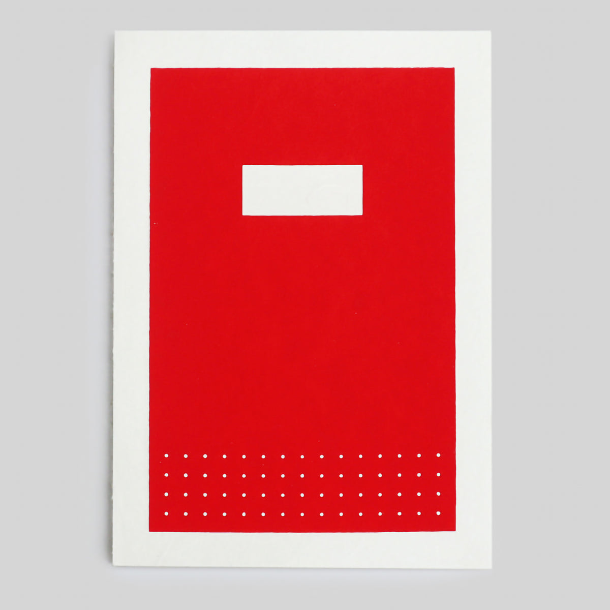 HANADURI HANJI BOOK - CABINET A5 DOT RED