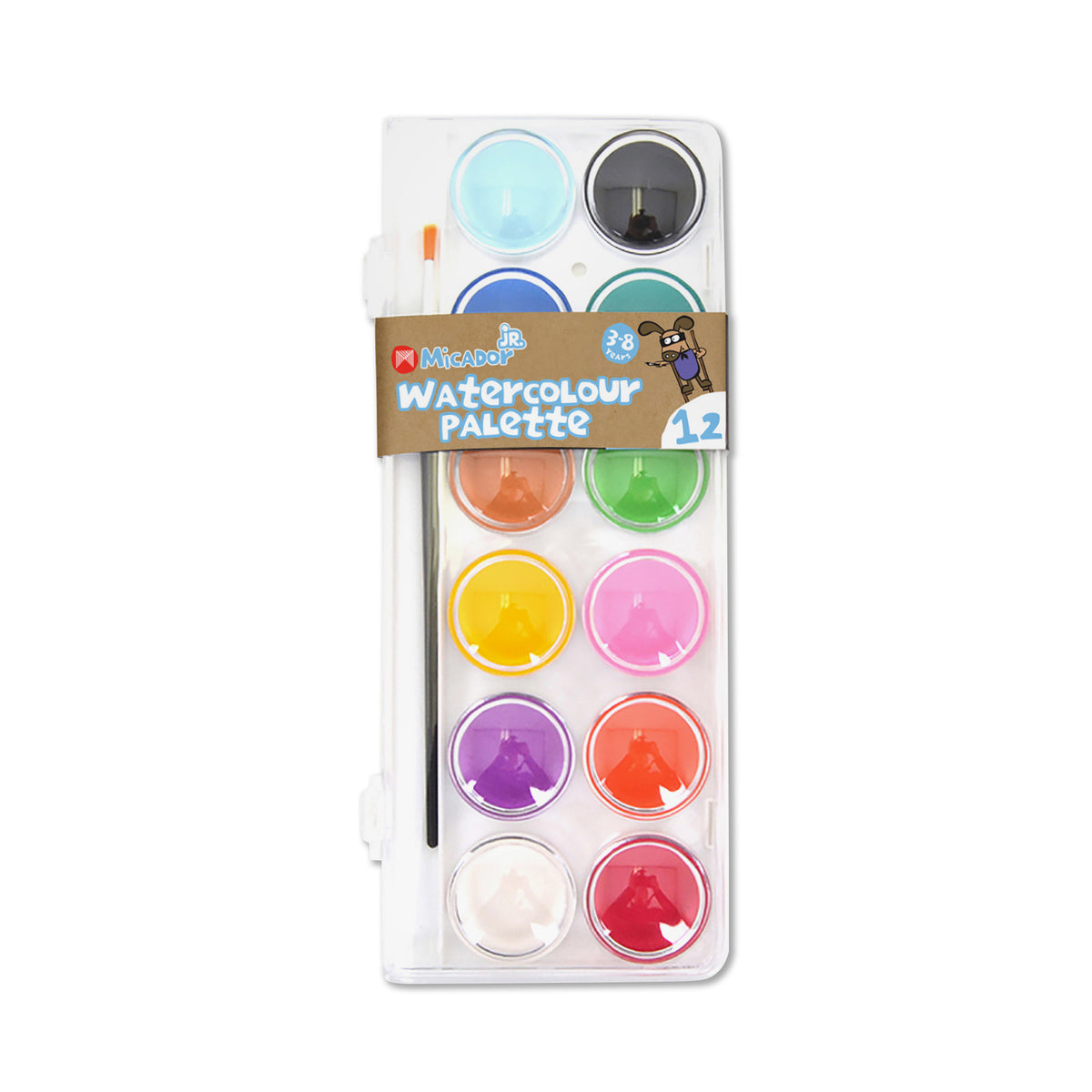 JR. WATERCOLOUR PALETTE STYLIST SET/12