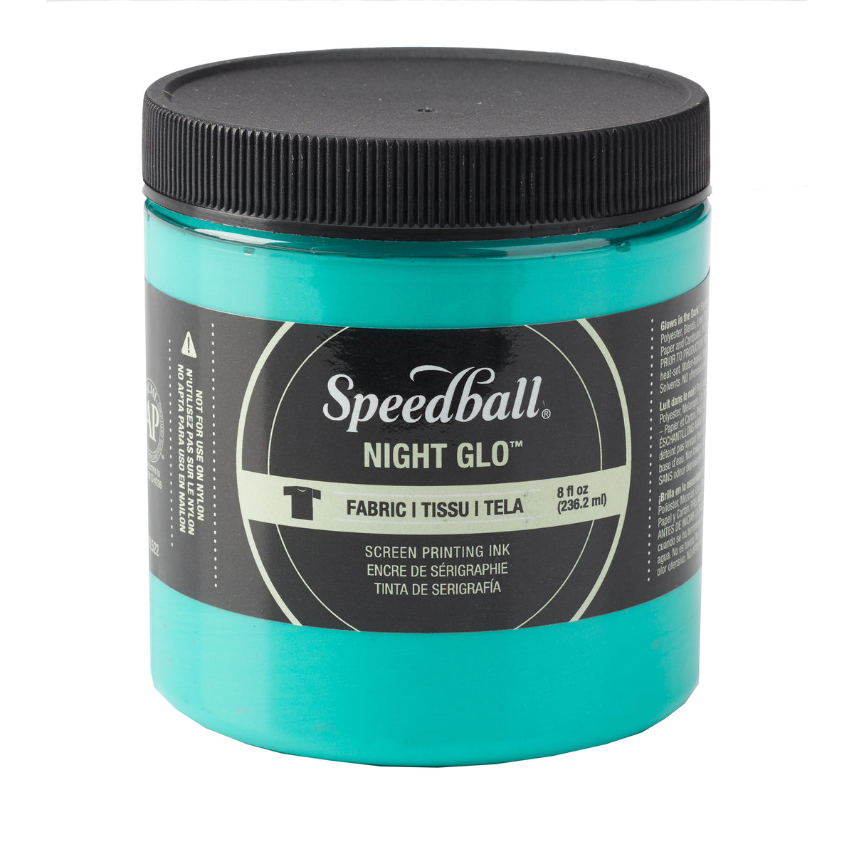 FABRIC SCREEN INK 8oz NIGHT GLO GREEN