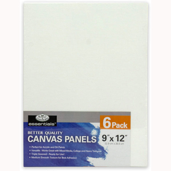 VALUE PACK/6 9X12  CANVAS PANELS