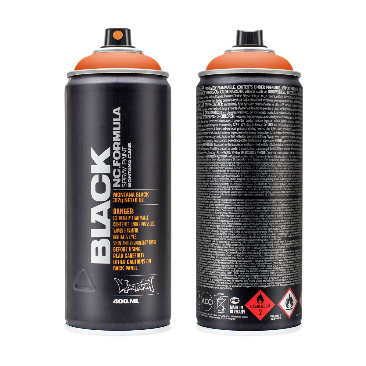 MONTANA BLACK HIGH PRESSURE SPRAY CAN HALLOWEEN