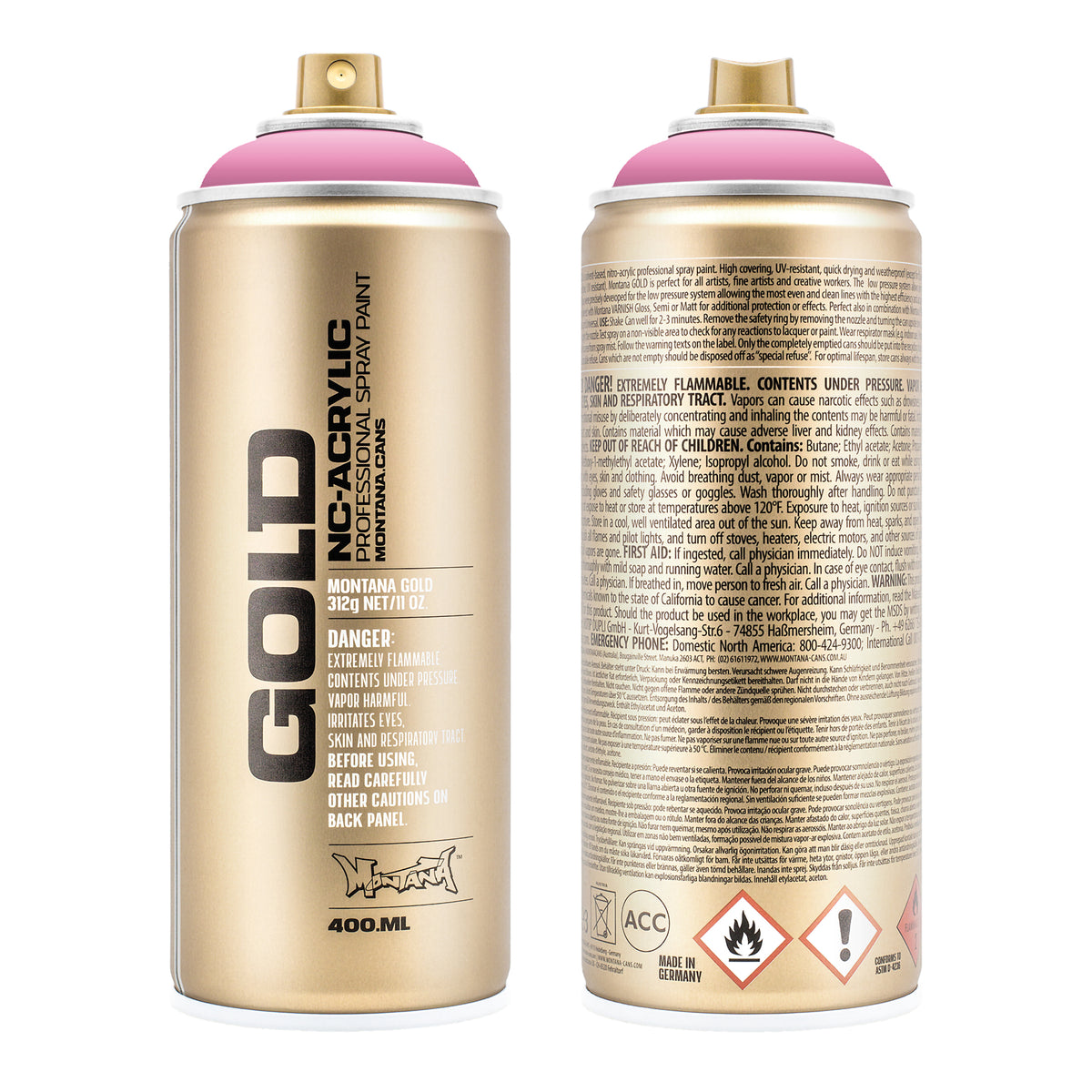 MONTANA GOLD SPRAY COLOR SHOCK PINK LIGHT