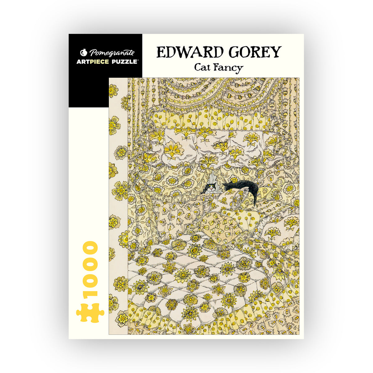 1000 PIECE ART PUZZLE - EDWARD GOREY CAT FANCY