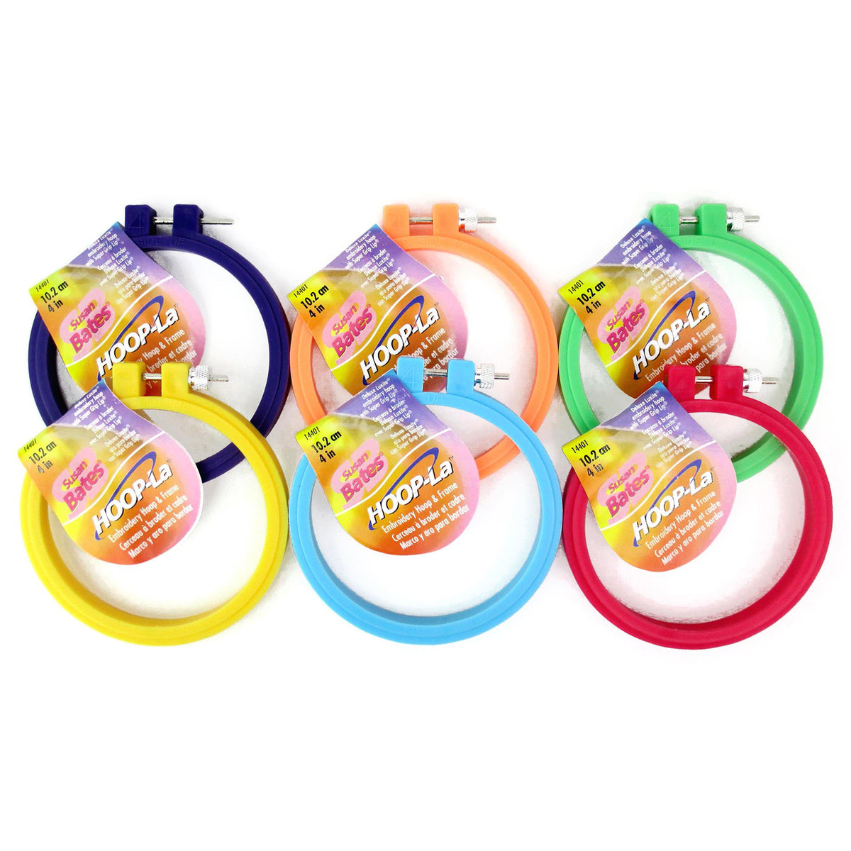 HOOP-LA EMBROIDERY HOOP &amp; FRAME 4&quot;