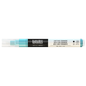 LIQUITEX PAINT MARKER FINE LIGHT BLUE PERMANENT