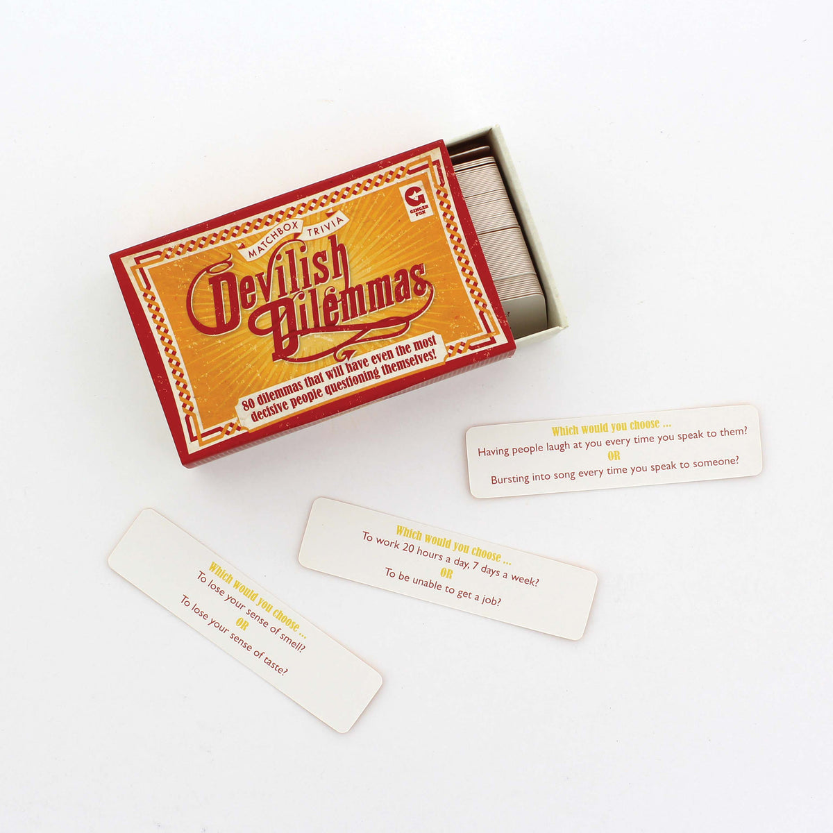 MATCHBOX TRIVIA DEVILISH DILEMMAS