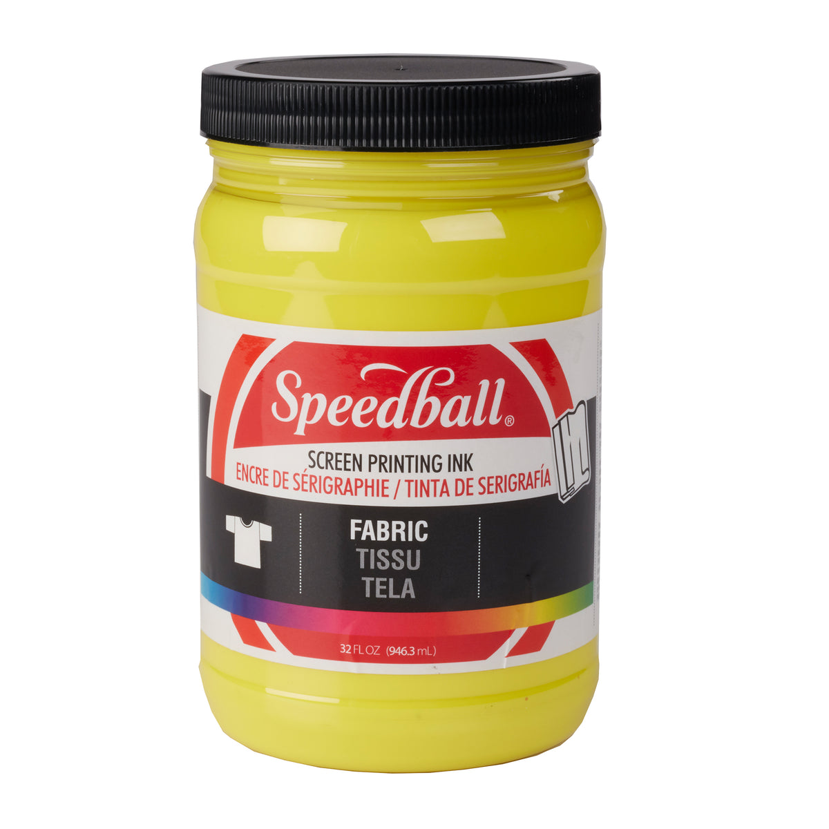 FABRIC SCREEN PRINTING INK 32oz PROCESS YELLOW