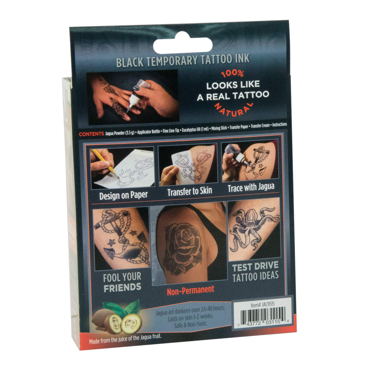 JACQUARD JAGUA TEMPORARY TATTOO KIT