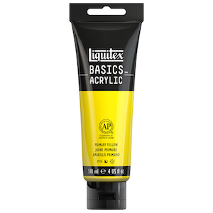 BASICS 4oz TUBE PRIMARY YELLOW