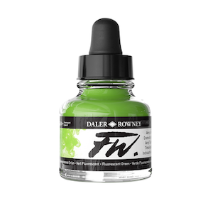 FW INK 1oz FLUORESCENT GREEN