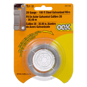 GALVANIZED WIRE STEEL 100&#39; 28-GAUGE
