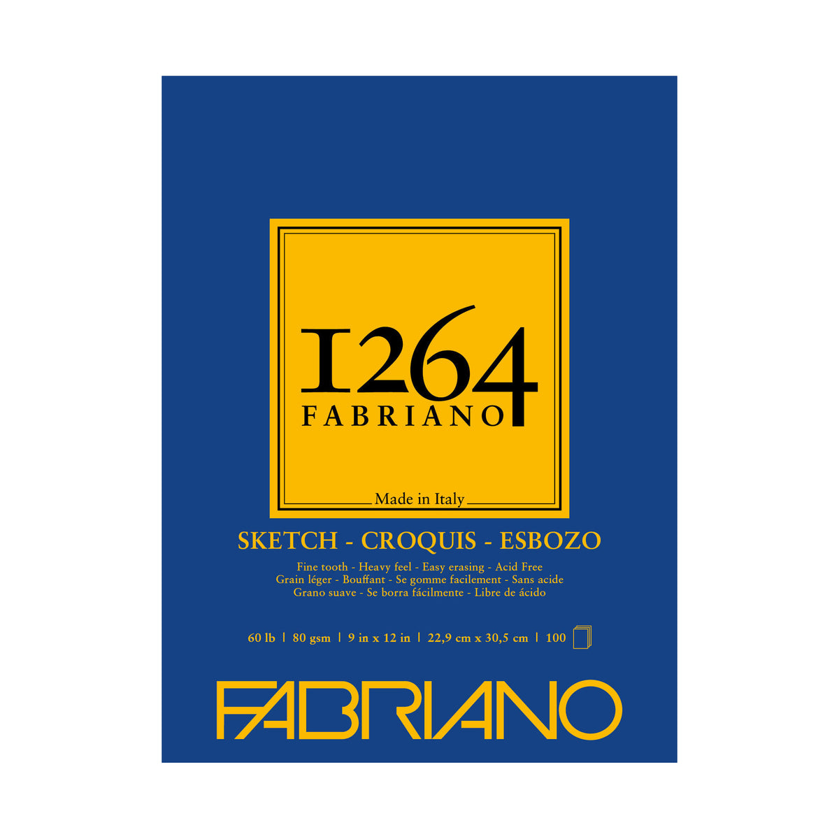 FABRIANO 1264 SKETCH PAD 9&quot;x12&quot;