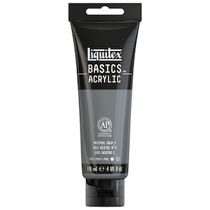 BASICS 4oz TUBE NEUTRAL GREY VALUE 5