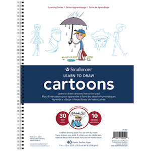 LEARN TO DRAW CARTOONS 9&#39;&#39;x12&#39;&#39;