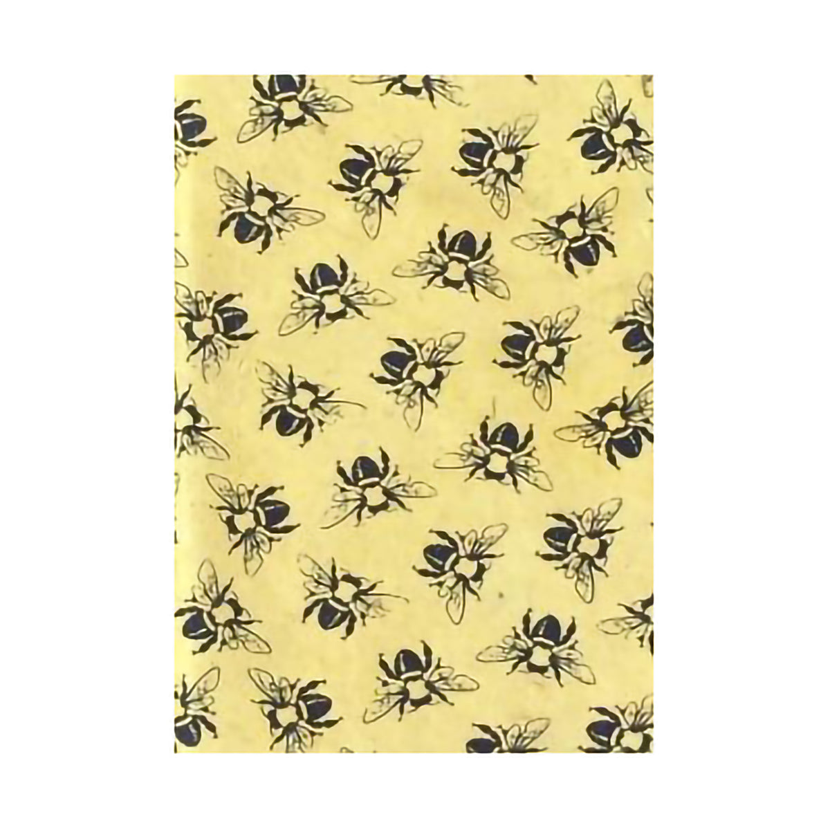 ECO JOURNAL BEE BLACK ON YELLOW