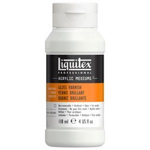 LIQUITEX GLOSS VARNISH 4oz