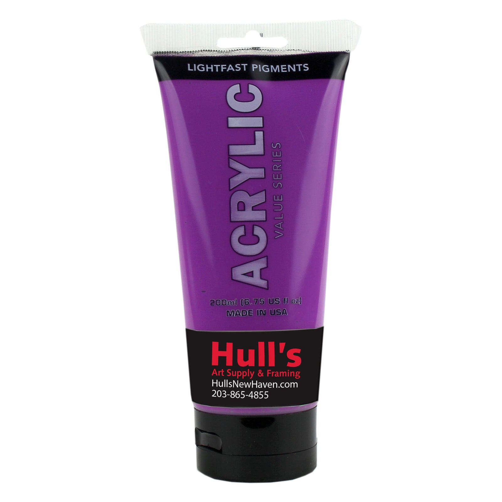 HULLS ACRYLIC 200ml TUBE NEON VIOLET
