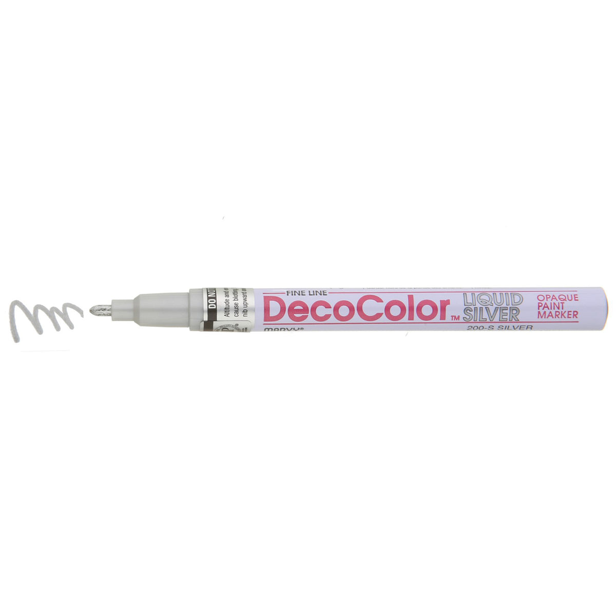 DECOCOLOR PAINT MARKER FINE POINT SILVER