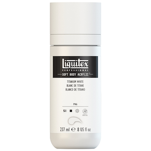 SOFT BODY 237ml JAR TITANIUM WHITE