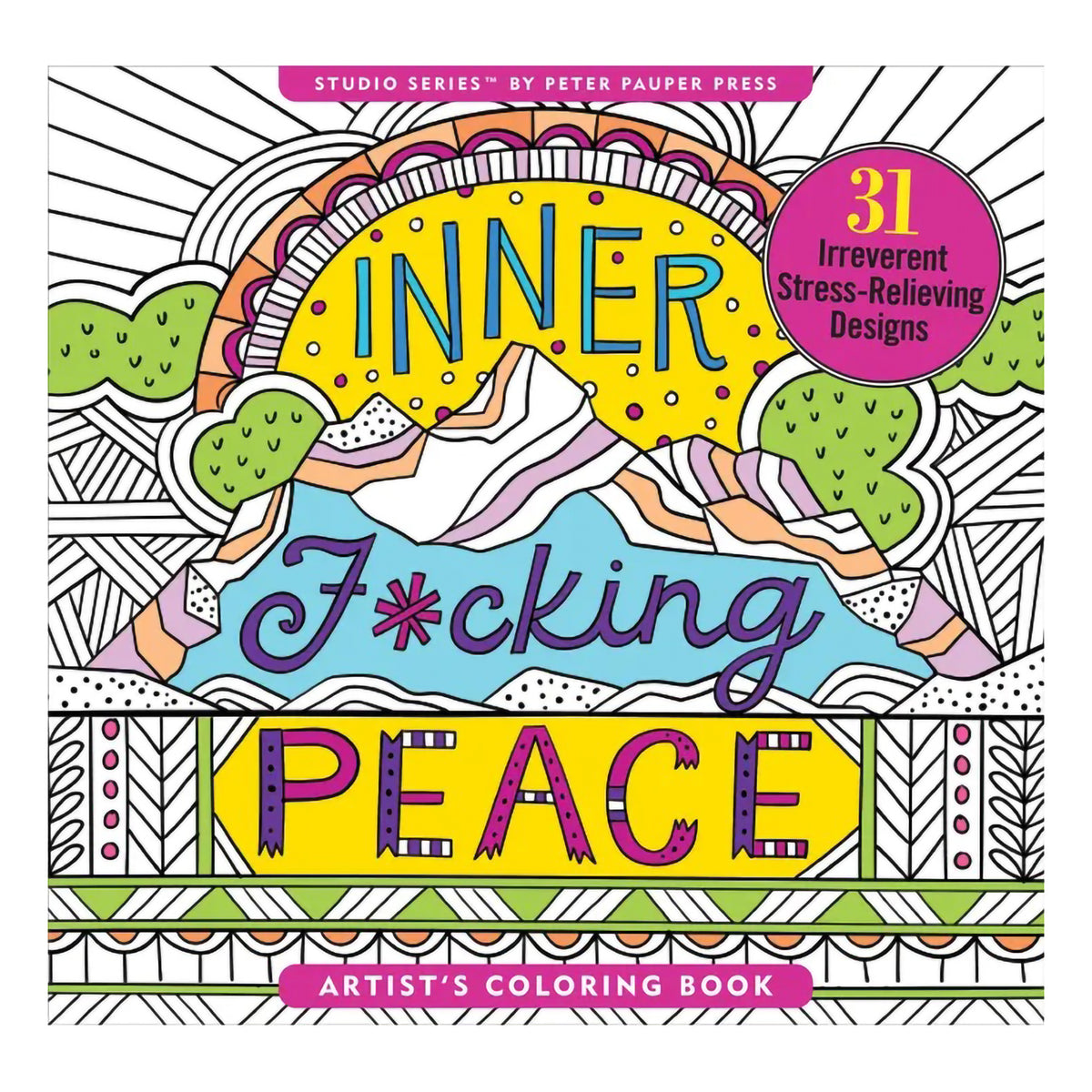 ADULT COLORING BOOK - INNER F*CKING PEACE