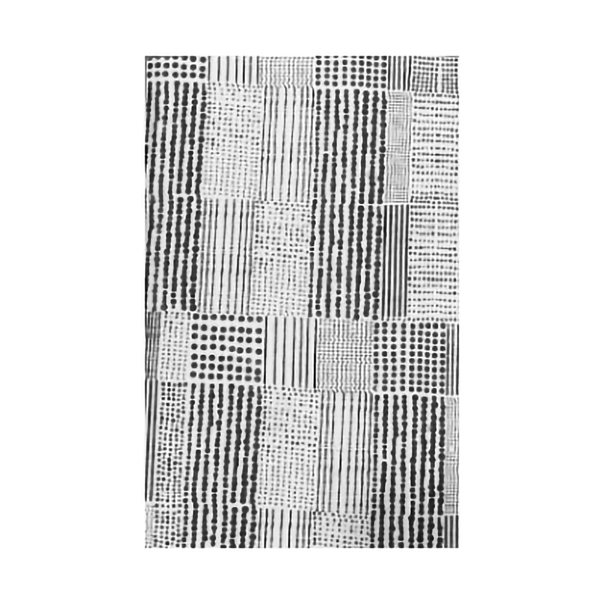 ECO JOURNAL BLACK QUILT DOTS