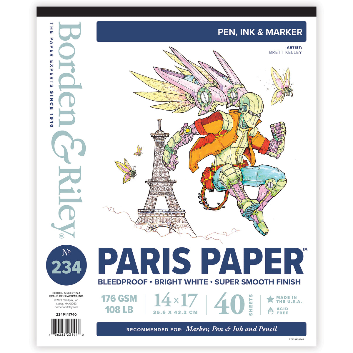 PARIS BLEEDPROOF PAD #234 14X17