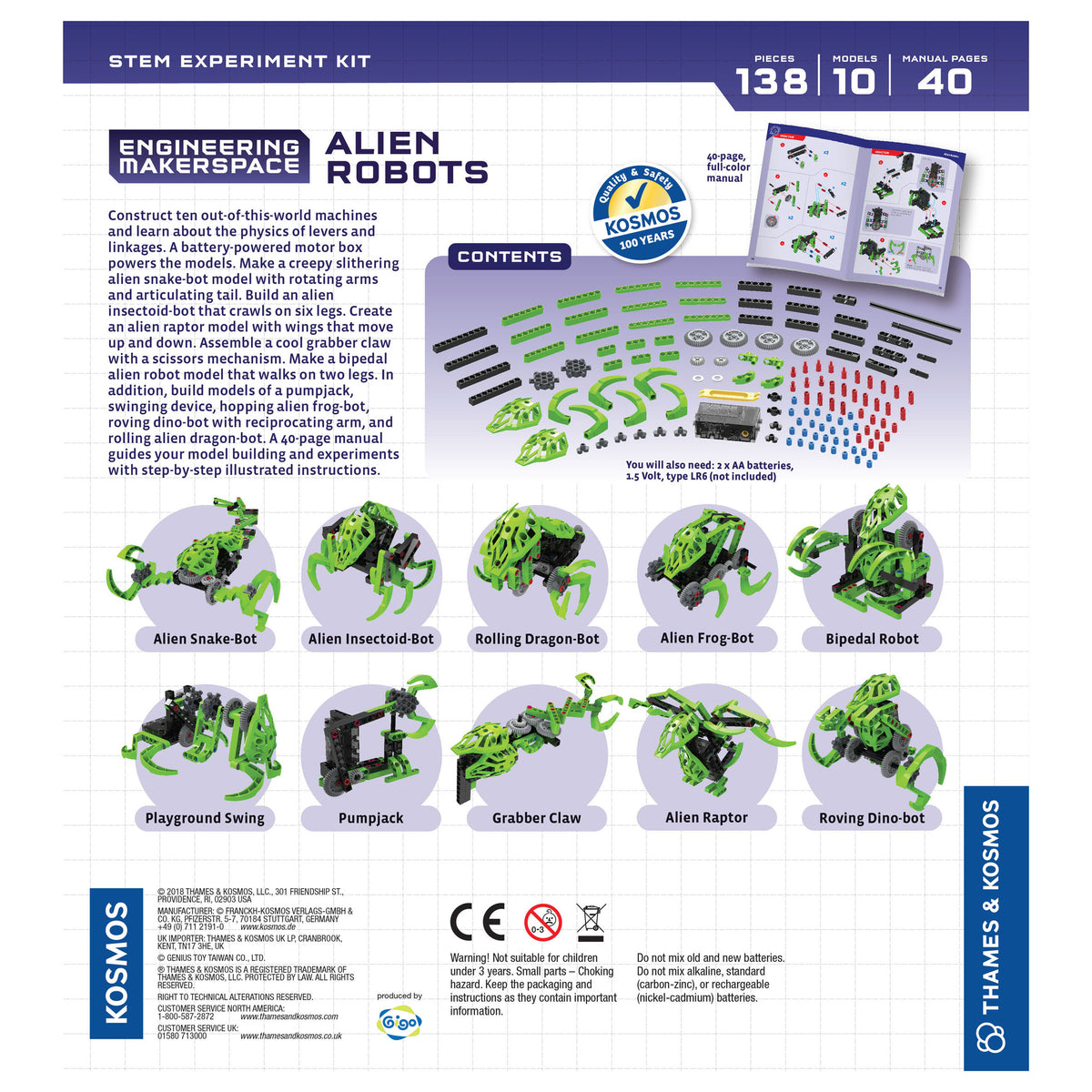 ENGINEERING MAKERSPACE ALIEN ROBOTS KIT