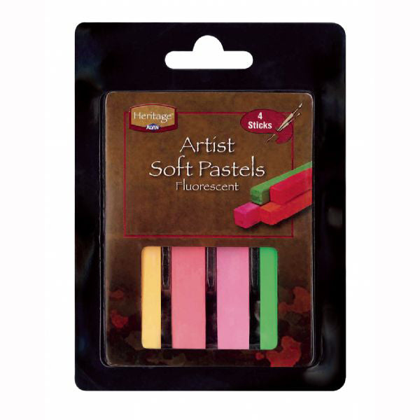 FLUORESCENT SOFT PASTEL 4/PK
