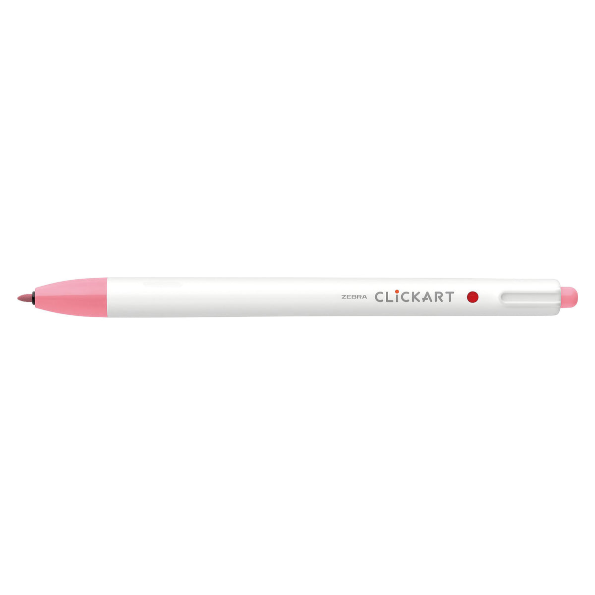 CLICKART RETRACTABLE MARKER PEN 0.6mm PEACH PINK