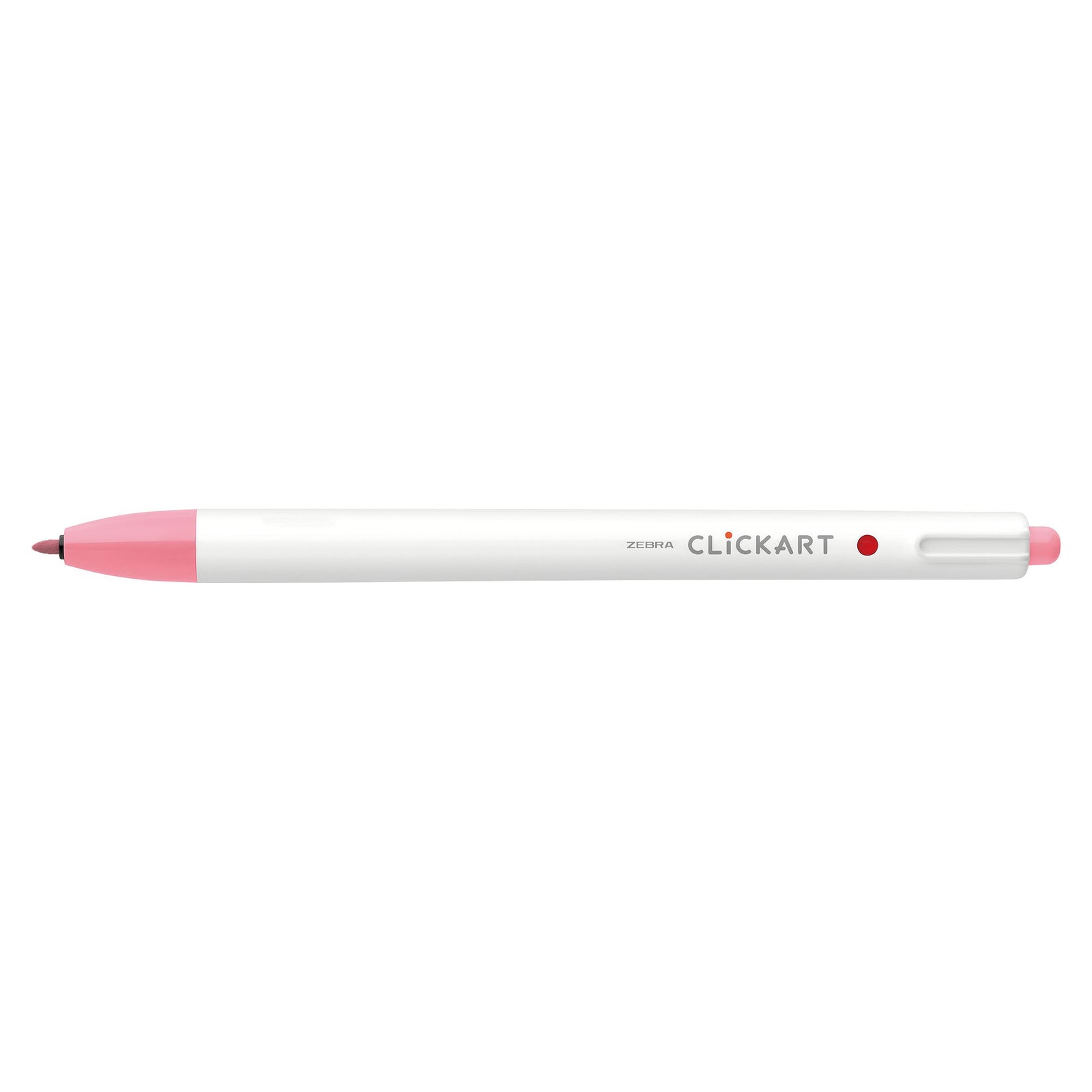 CLICKART RETRACTABLE MARKER PEN 0.6mm PEACH PINK