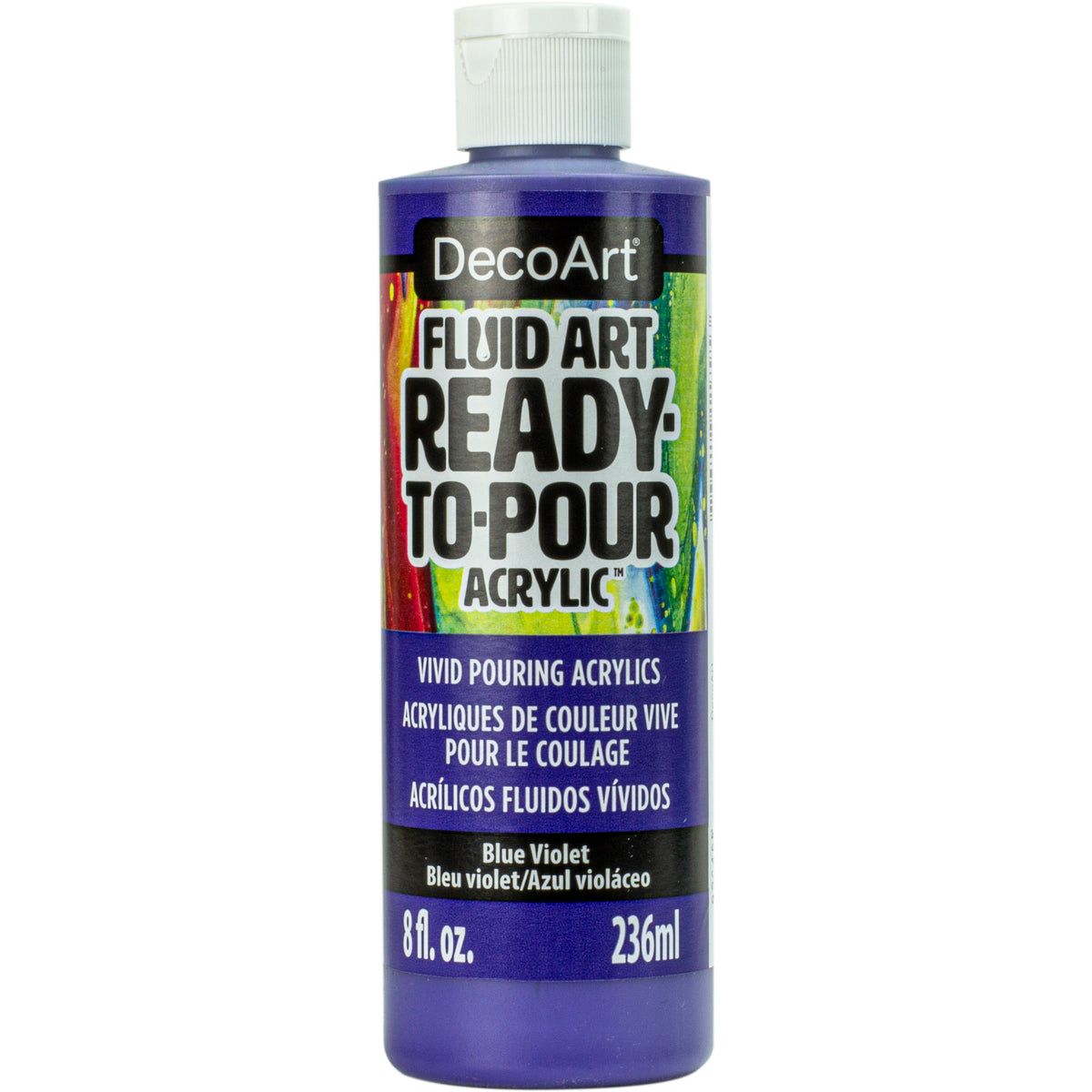 FLUIDART 8oz BLUE VIOLET